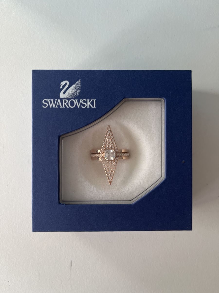 Swarovski Anelli: Swarovski Ring 3 -Teilig Rosegold – Usato da Wittnau venduto da Jo.soder 1