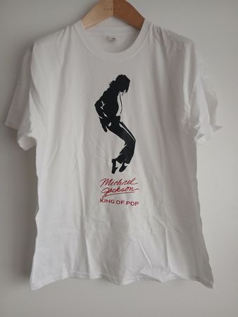 Michael Jackson T-Shirt, Size Fitted L, King of Pop, Summer 