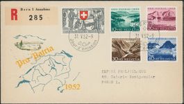 1952 - Pro Patria - FDC ET · fr