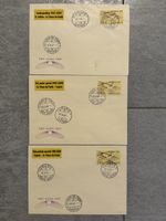 3 FDC Pro Aero 1949 Sonderflüge ohne Adressen