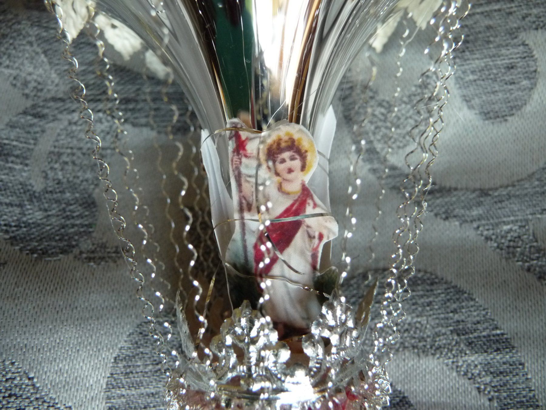 Tutte le decorazioni: Nostalgischer Christbaumschmuck silber-rot – Nuovo e nell'imballaggio originale da Alpnach Dorf venduto da marvo 2