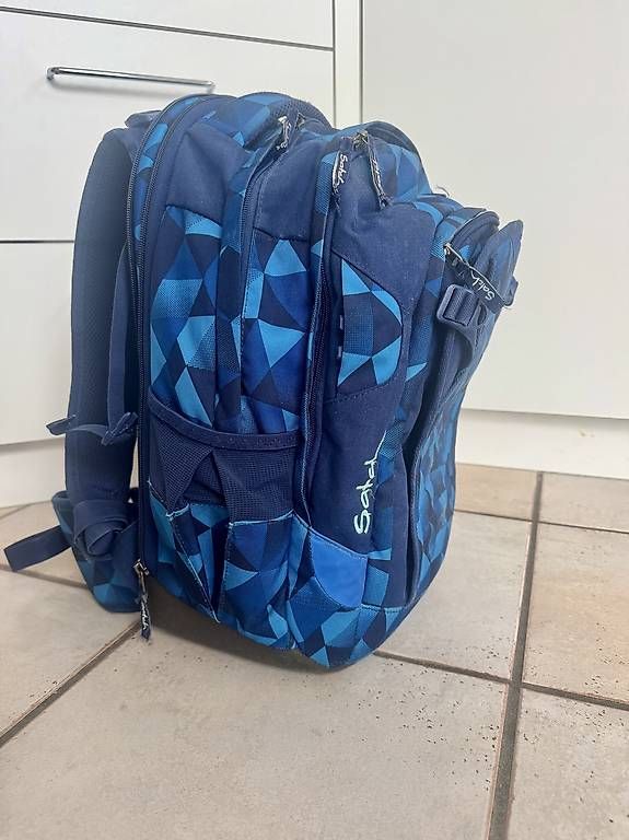 Zaini: Satch Schulrucksack blue triangel  – Usato da Gockhausen venduto da saskia.zh