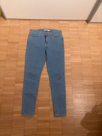 Levis 710 Super Skinny Blue Jeans