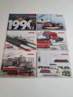 Märklin 6 x Prospectus Nouveautés 1990-1995, en français