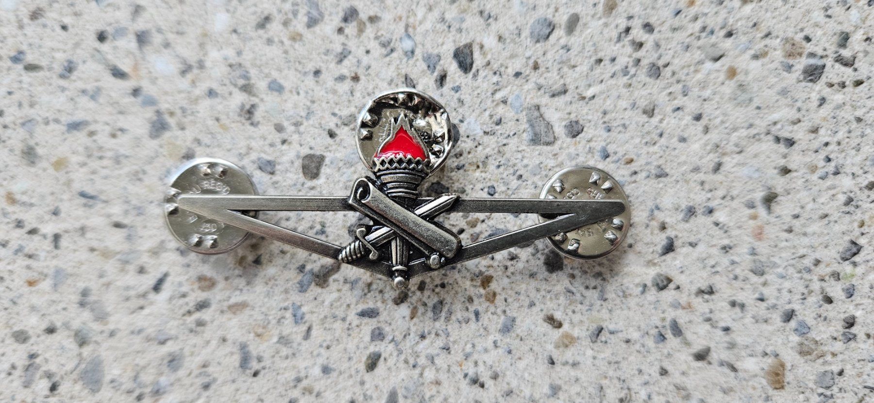 Schweizer Armee Placchette & Badge: *** Abzeichen Fachberufsmilitär Metall *** – Nuovo e nell'imballaggio originale da Riedholz venduto da fr_sIruP