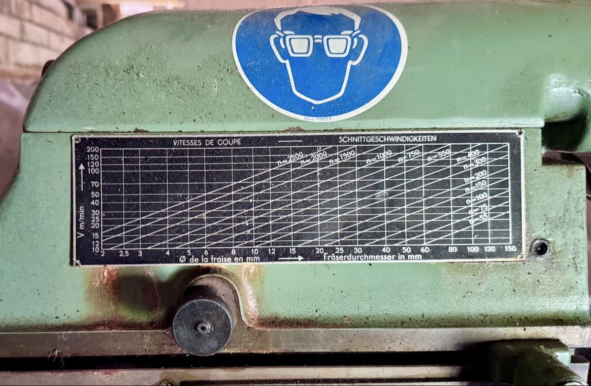 Tutte le macchine: Fräsmaschine Perrin UO 150 – Usato da Bern venduto da keristophu 3