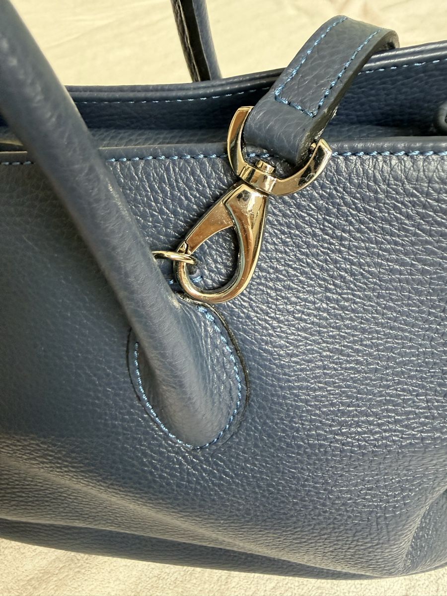 Borse:  MAXIMA Milano Ledertasche, dunkelblau – Usato da Zürich venduto da Elena_8 3