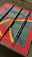 Foulard vintage multicolore A.C. Banken 1979-1992, parfait!