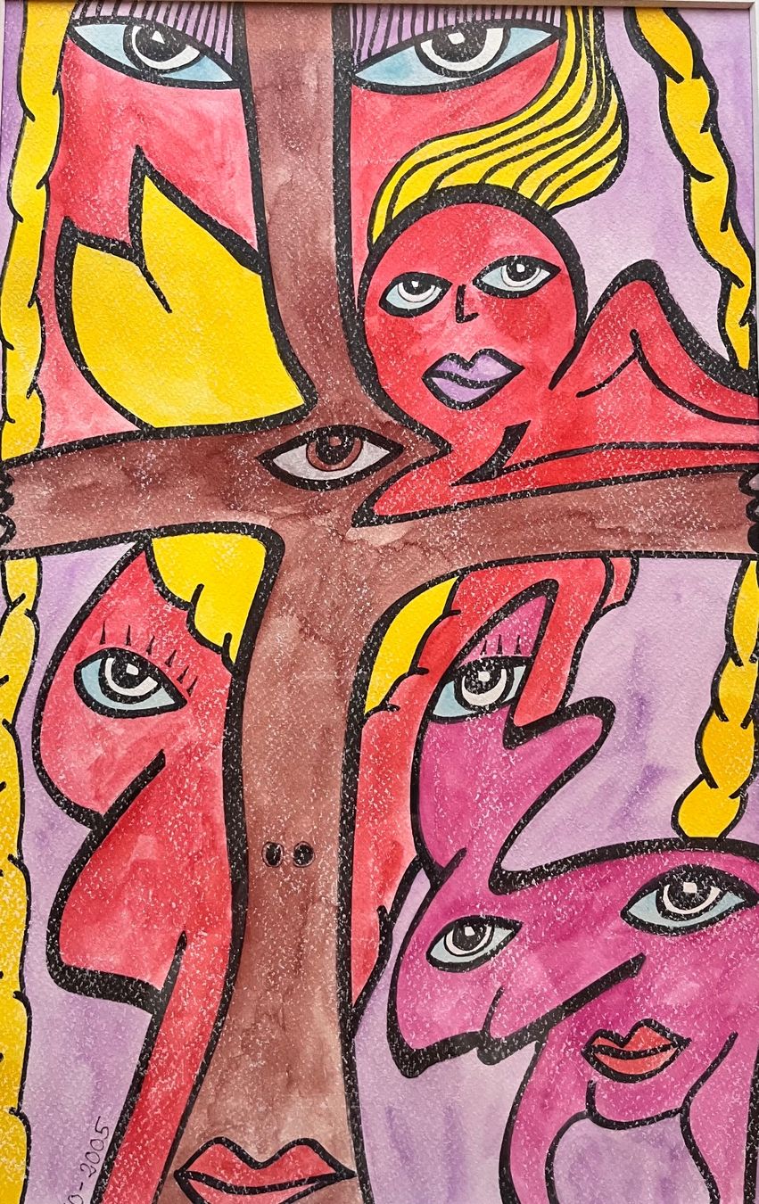 Gemälde: 4 Aquarelle gerahmt im Passepartout – Gebraucht aus Aarau von PPhof96 2