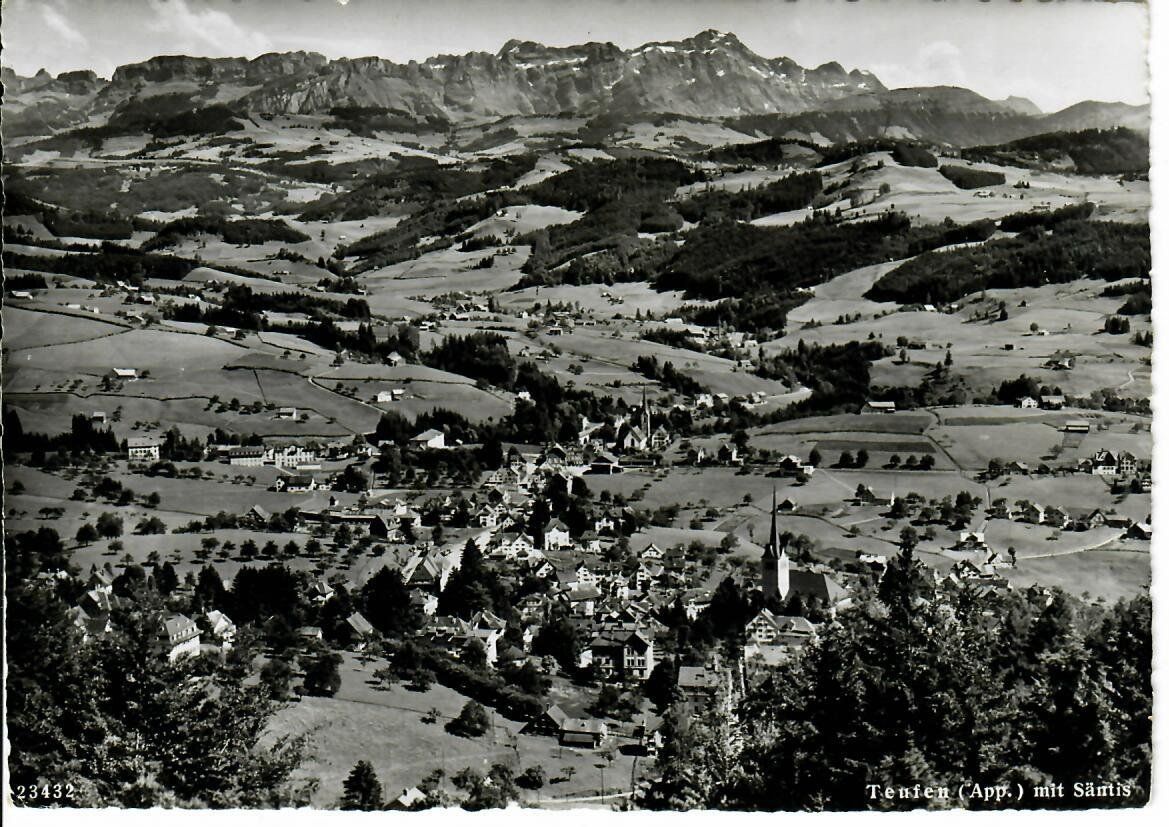 Cartoline postali: Teufen App. 1958 – Usato da Hochdorf venduto da Ziegel-16