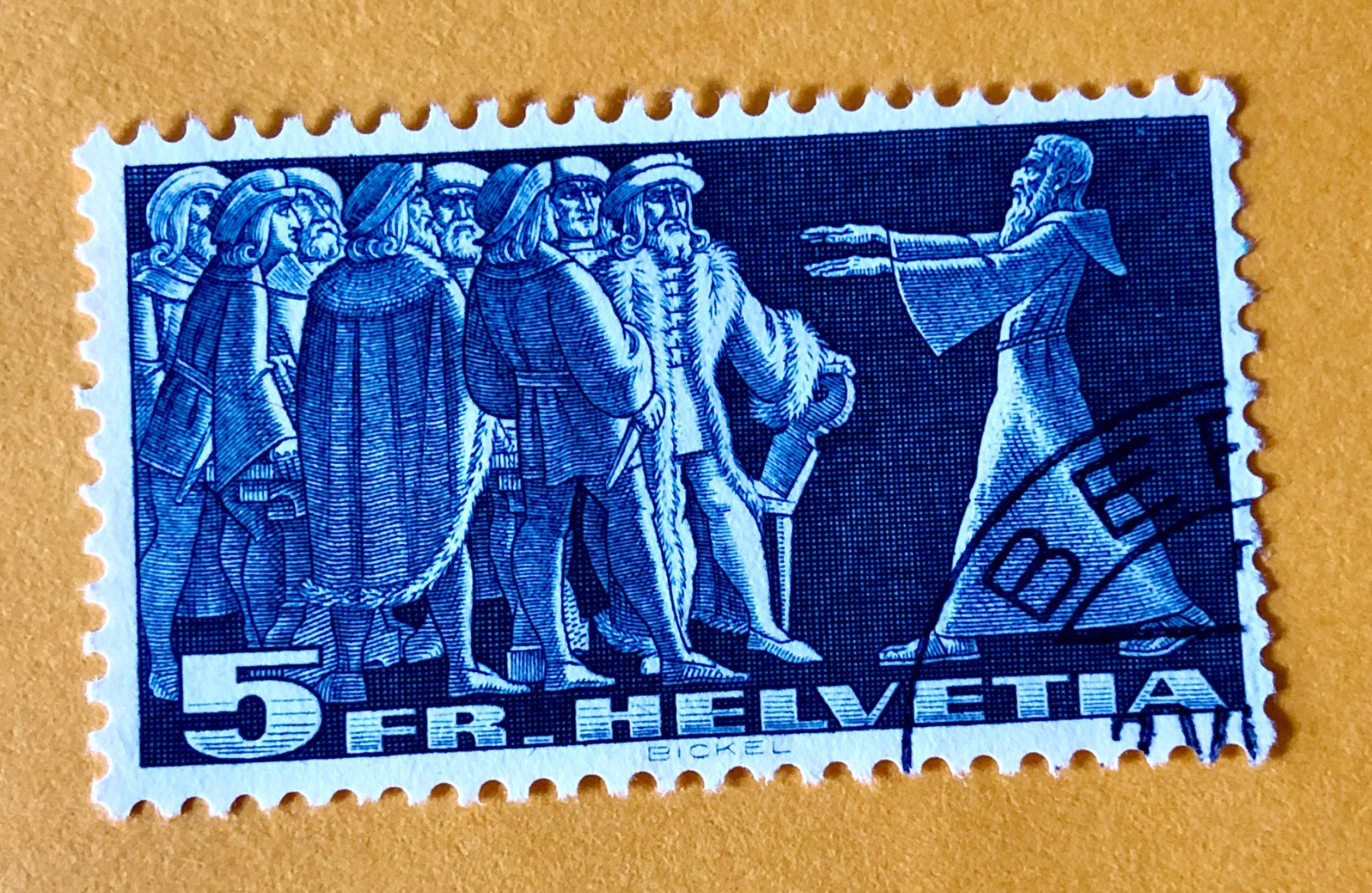 Tutti i francobolli: Nr.217 GESTEMPELT Tagsatzung zu Stans 1938   – Usato da Aarau venduto da Billa007
