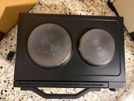 Severin Minibackofen mit Kochplatten schwarz gebraucht