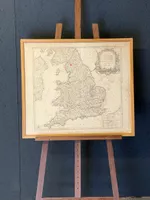 Carte ancienne Royaume Angleterre Robert 