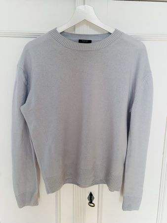 Massimo Dutti Kaschmir Pulliver Hellblau Gr M Top Zustand