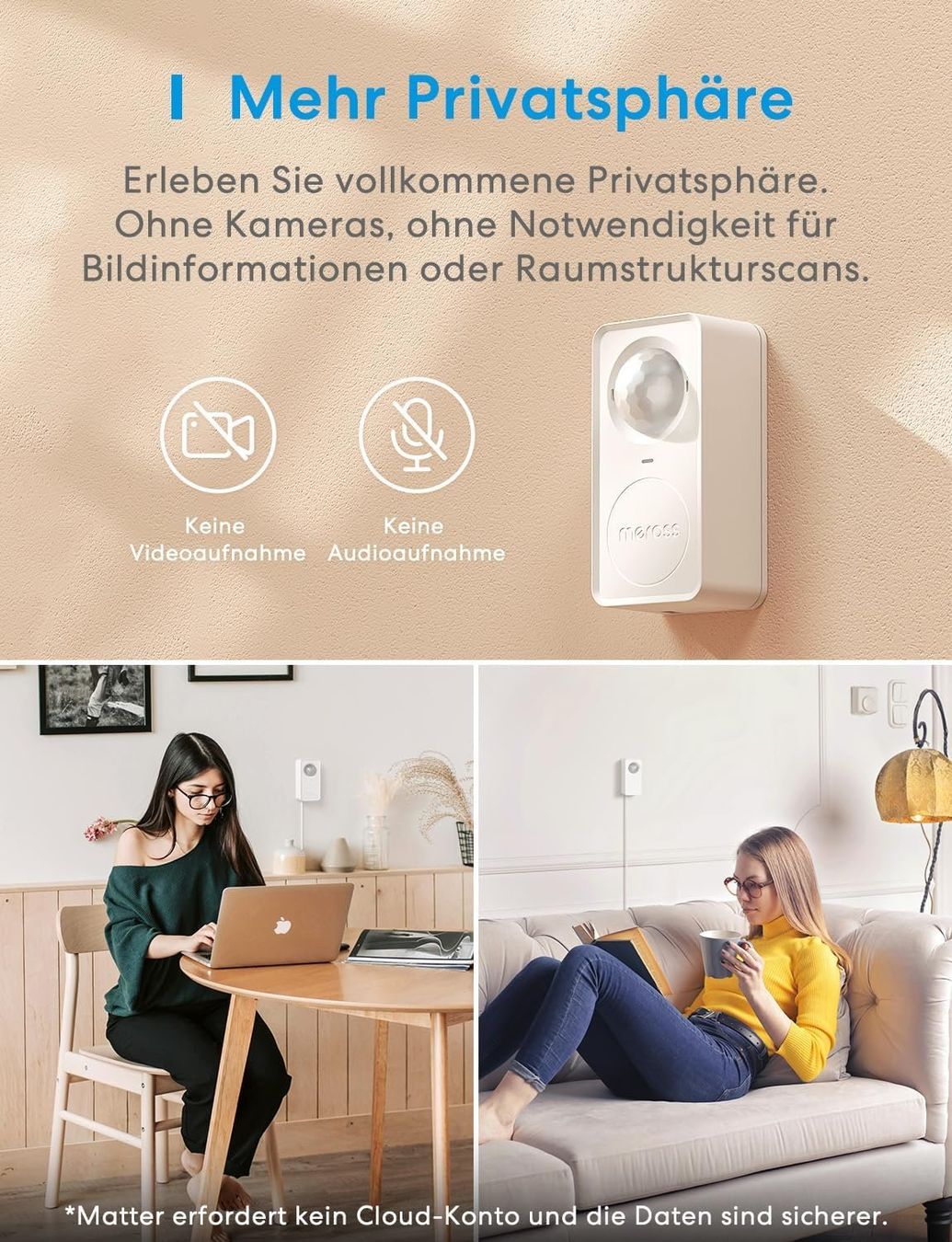 Sistemi d'allarme: Meross Matter Präsenzmelder MS600 – Nuovo (secondo la descrizione) da Grosshöchstetten venduto da Professio7 4