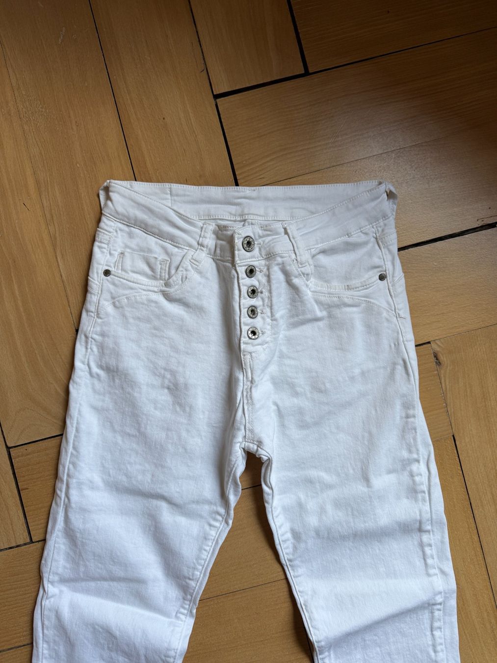 Jeans: Skinny Jeans weiss S – Usato da Zürich venduto da Diazaio 1