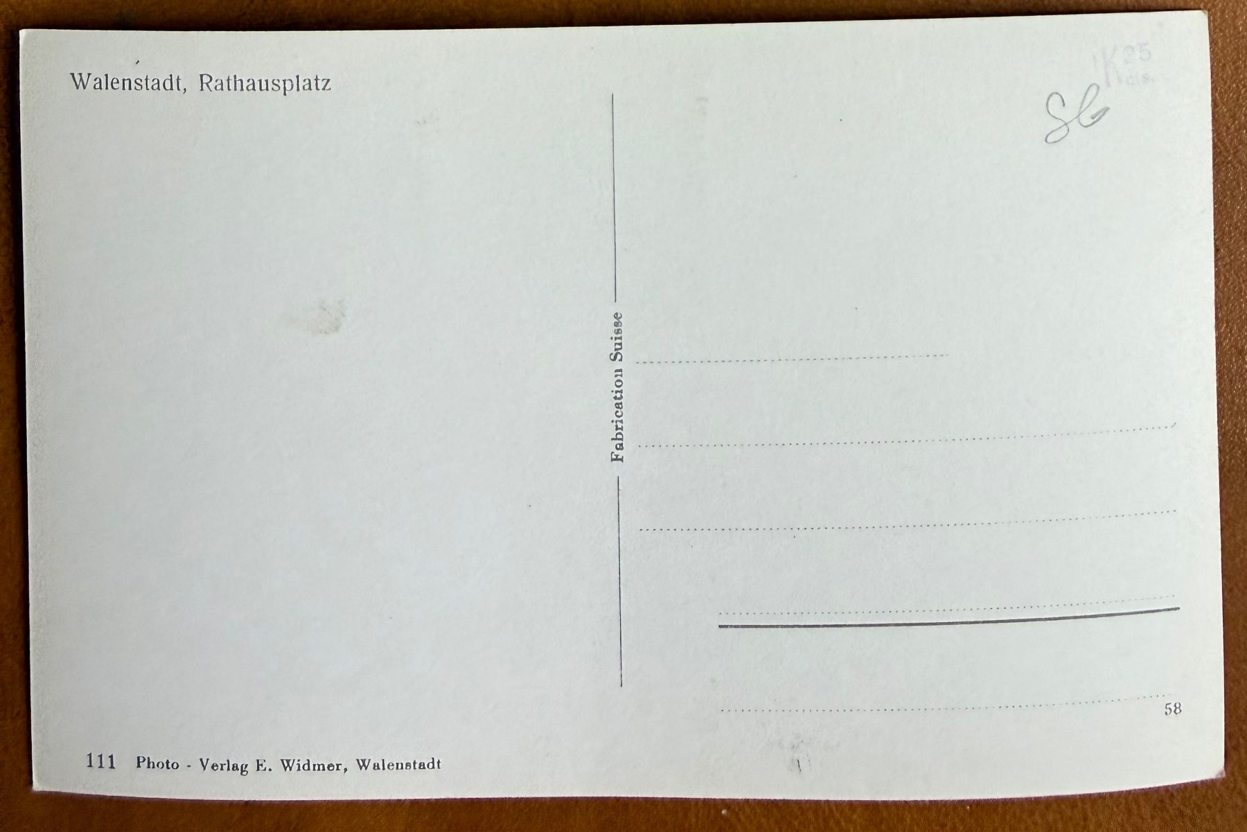 Cartoline postali: Walenstadt - Rathausplatz - AK – Usato da Lutry venduto da Ediego 1