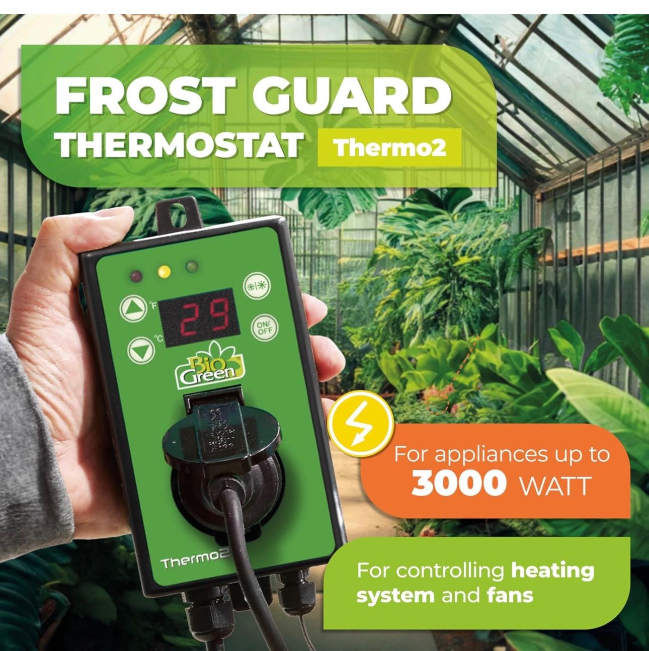 Messen: + Bio Green Gewächshaus Digital Thermostat – Neu und originalverpackt aus Amriswil von JaJa-Express 1