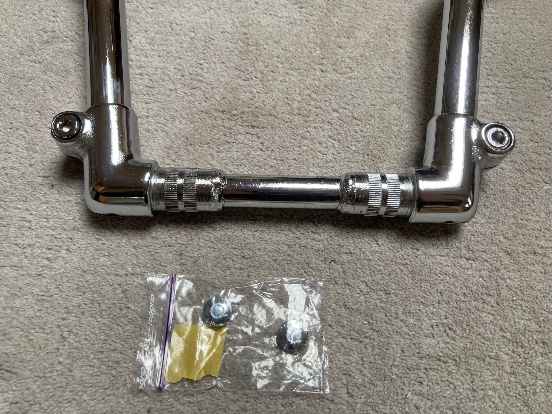 Tutti i ricambio per moto: Vintage modulable motorcycle handlebar / diam 22mm / L 72cm – Usato da Froideville venduto da EL.YACHT.Okaz 5