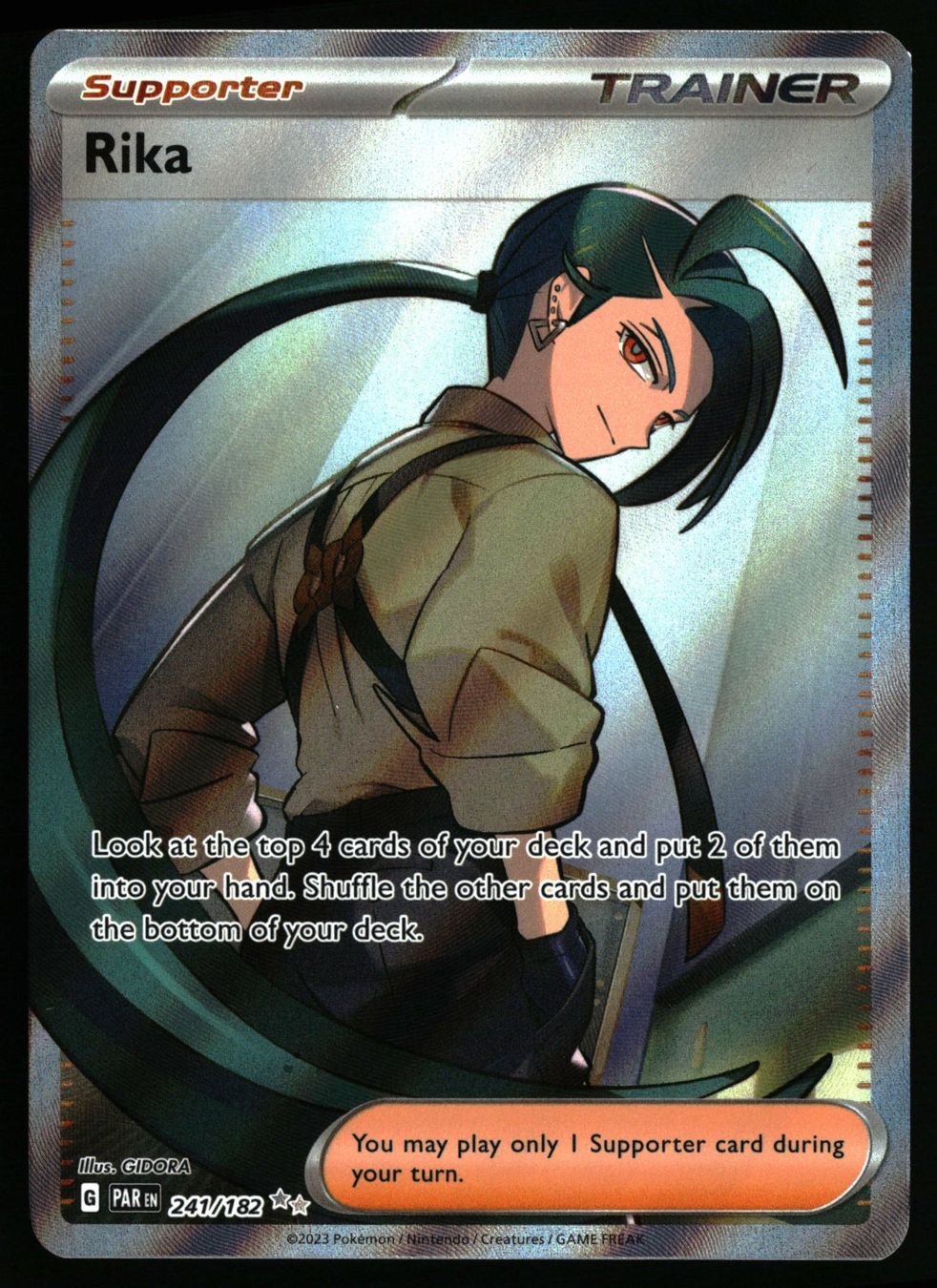 Pokémon Sammelbilder & Trading cards: Rika #241 Pokemon Paradox Rift – Gebraucht aus Feuerthalen von Plazatoys