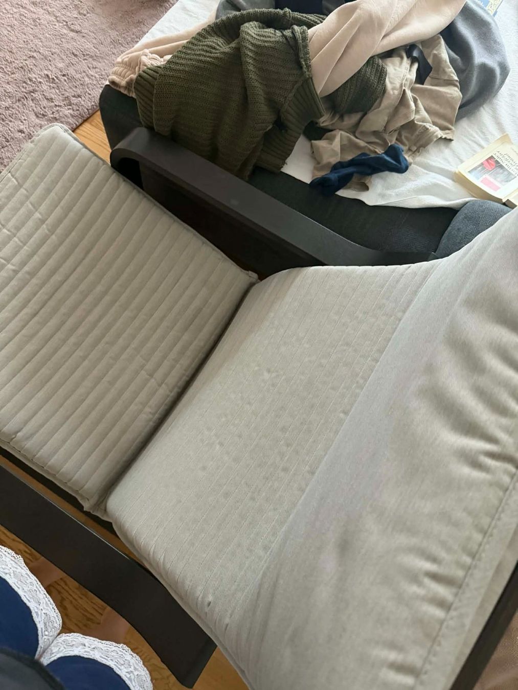Ikea Sedie: stuhl mit hellgrauen Kissen – Usato da Riehen venduto da ann_76jw 1