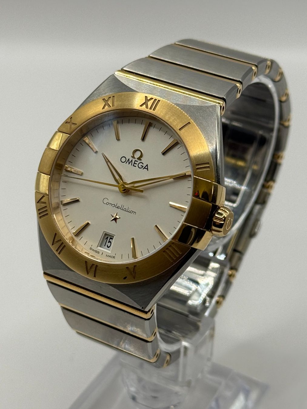 Omega Uhren: Omega Constellation 36 mm Or & Acier – Gebraucht aus Bottens von Evergold.ch 1