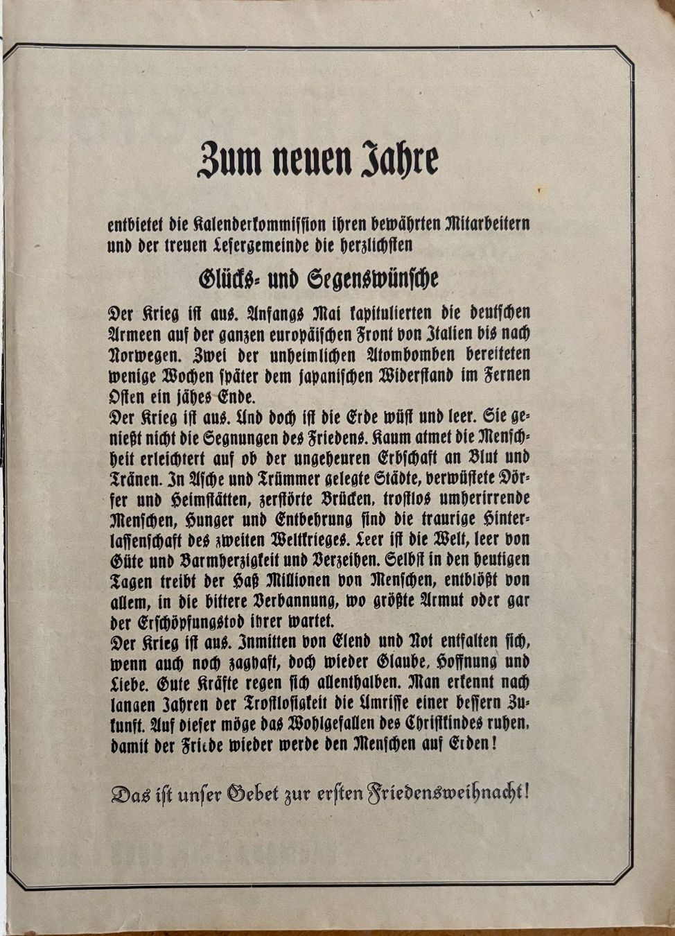 Libri: Genossenschafts-Kalender 1946 – Usato da Sarnen venduto da Livres 2