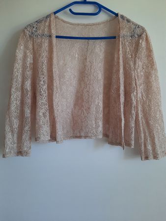 Elegantes Spitzenbolero für Festtage – Grösse M – Neu