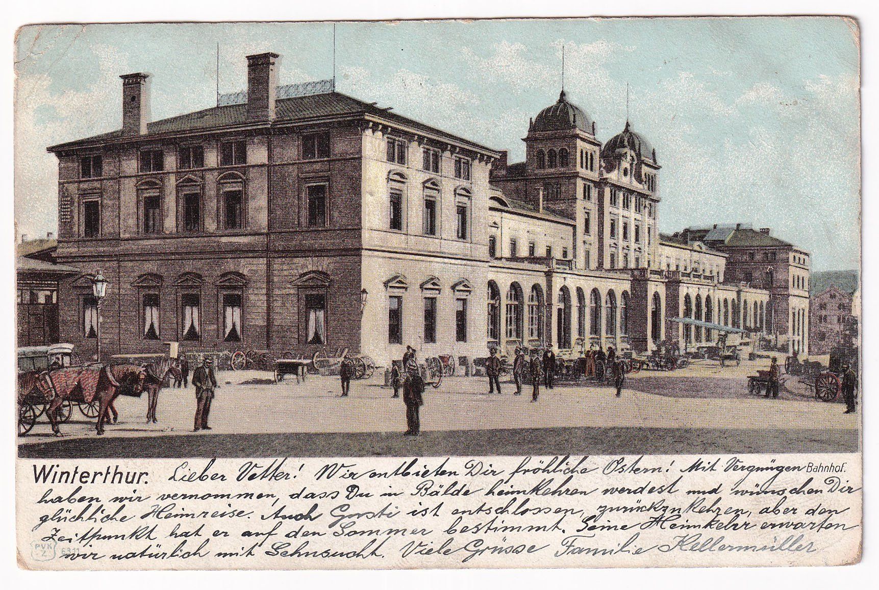 Cartoline postali: Winterthur  1906 – Usato da Cormoret venduto da Pascalll2001