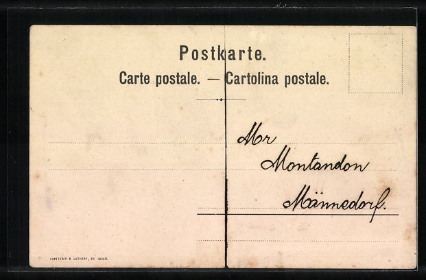 Cartoline postali: St. Imier, Kirche, Wappen, Ortsansicht – Usato da Berlin venduto da bartko-reher 1