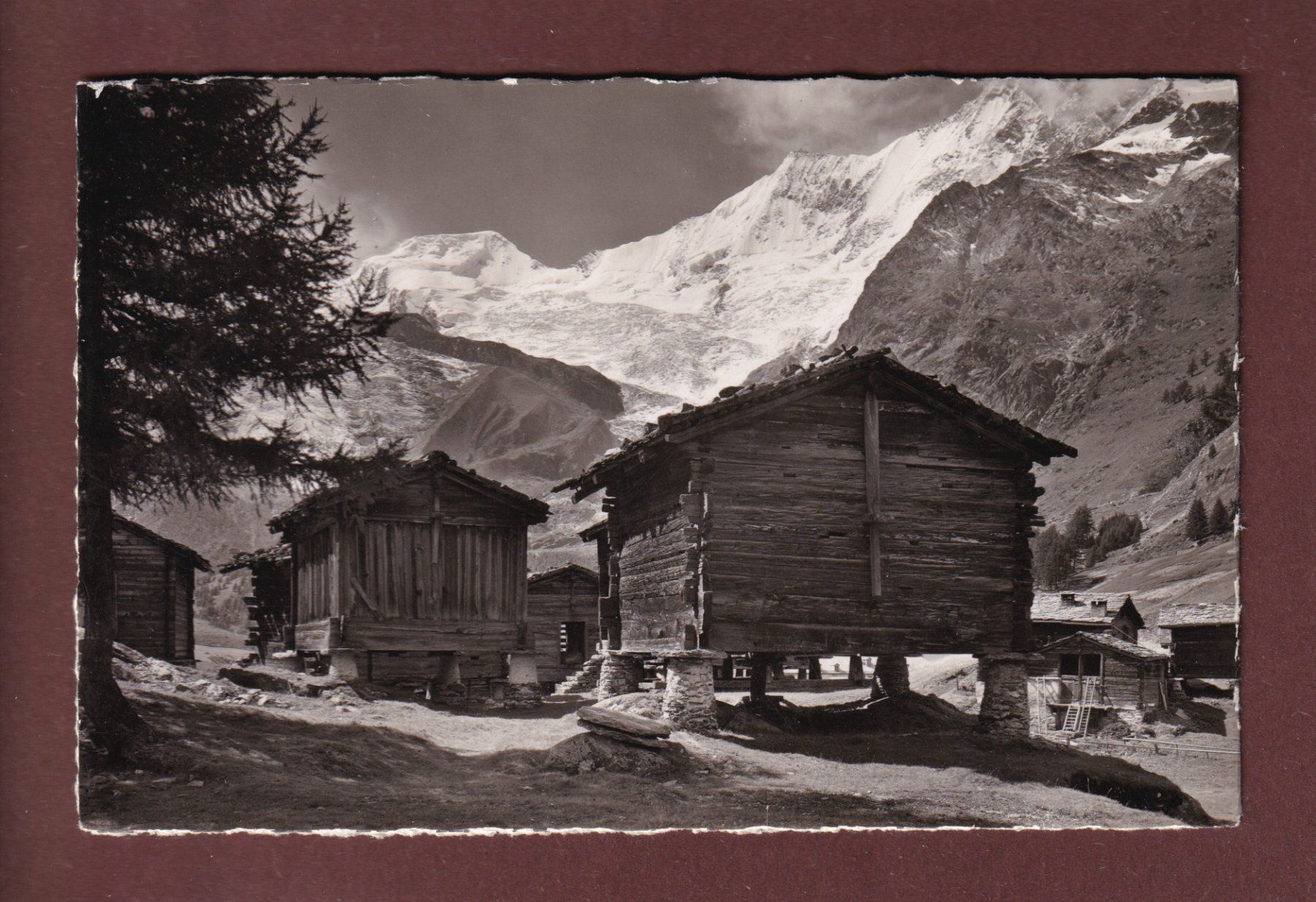 Cartoline postali: Bei SAAS-FEE – Usato da Pully venduto da nicecards