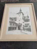 Bild handgemalt von Liestal von G. Senn 1980