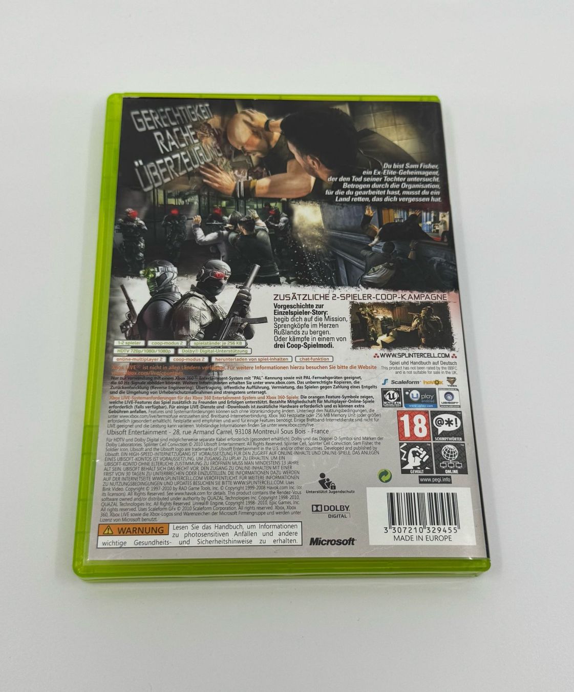 Giochi: Tom Clancy's Splinter Cell Conviction (XBOX 360) – Usato da Herisau venduto da Seyashop1 2