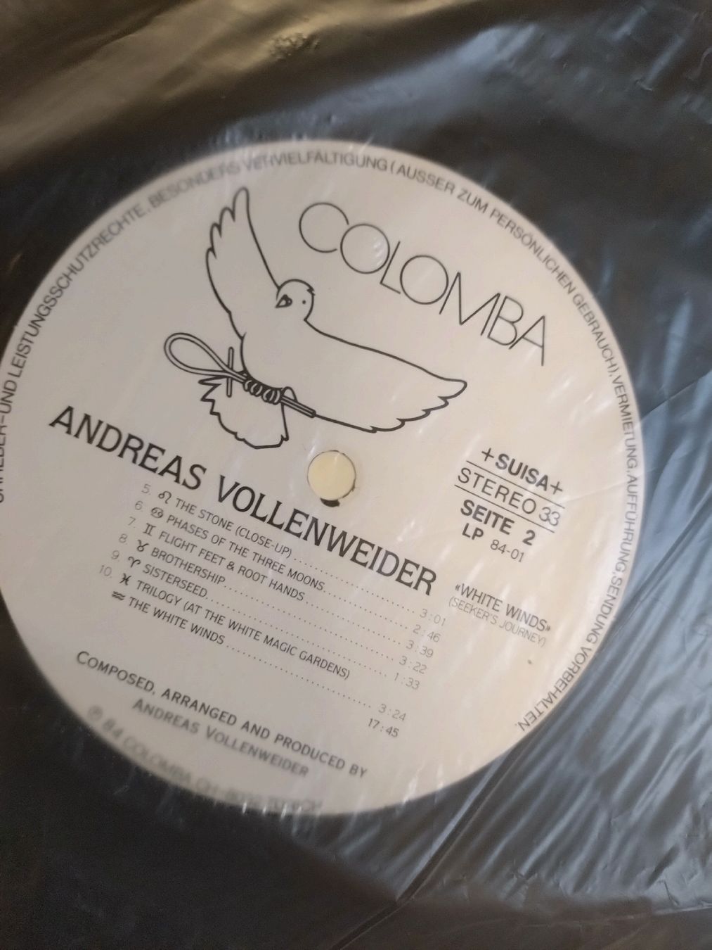 Dischi in vinile: 2 LP disques vinyles Andreas Vollenweider – Usato da Farvagny-le-Grand venduto da LaCaverne 7