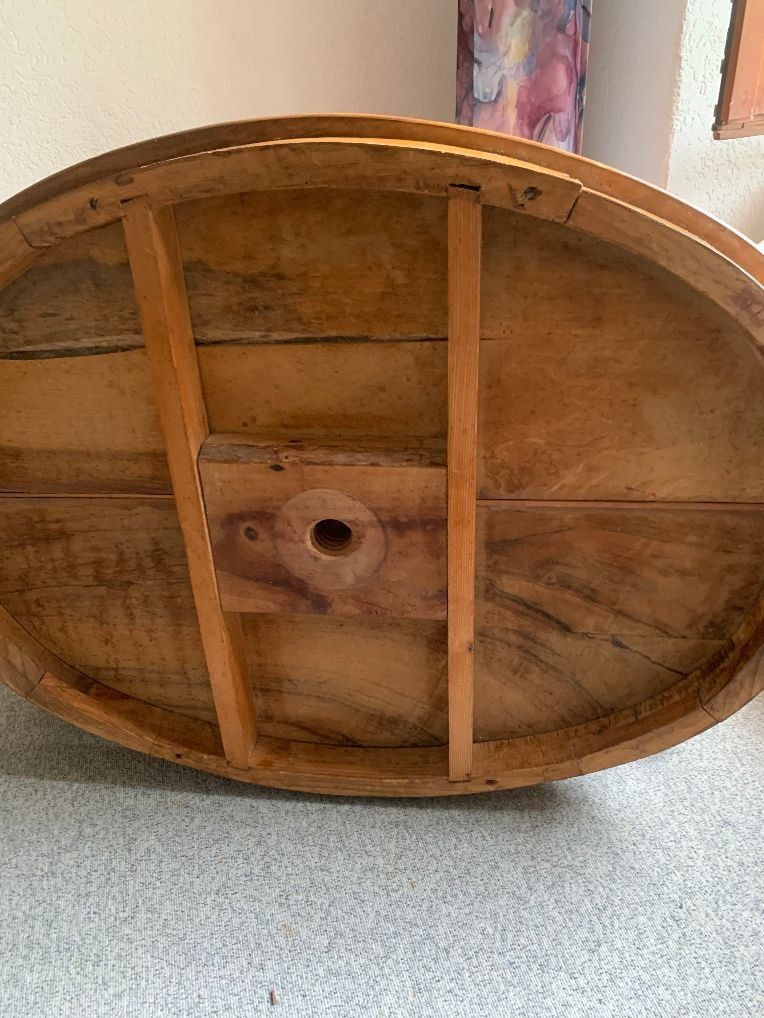 Tables: Tisch (Biedermeier-Stil) plus 4 Stühle – D'occasion à Riedern par hagm 5