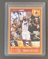 NBA Lebron James 2013 Hoops Gold Parallel Card Miami Heat