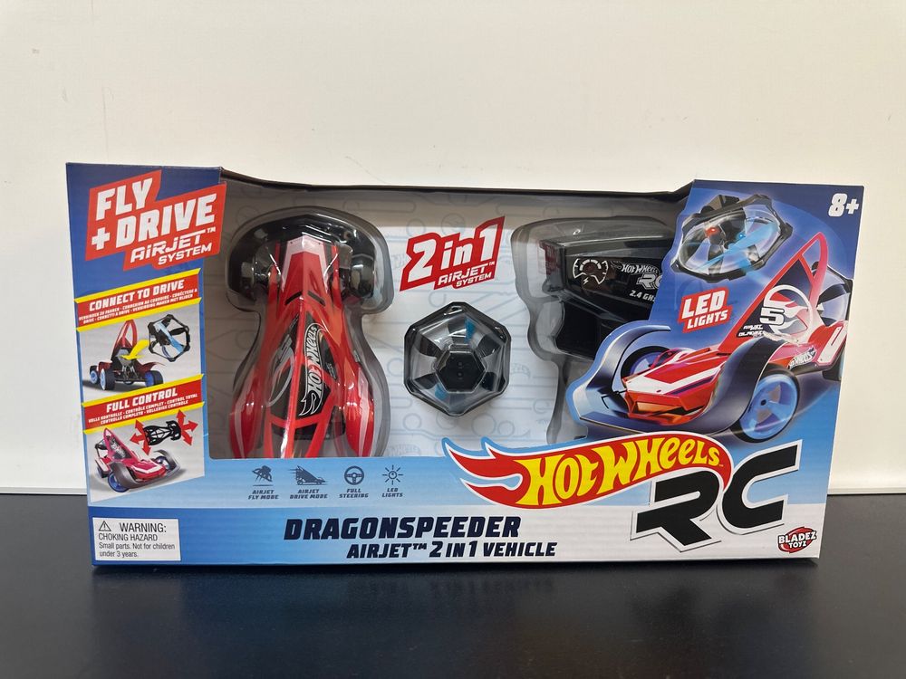 Neu Hot Wheels RC Fly & Drive Airjet (1x) (Neu und originalverpackt) in ...