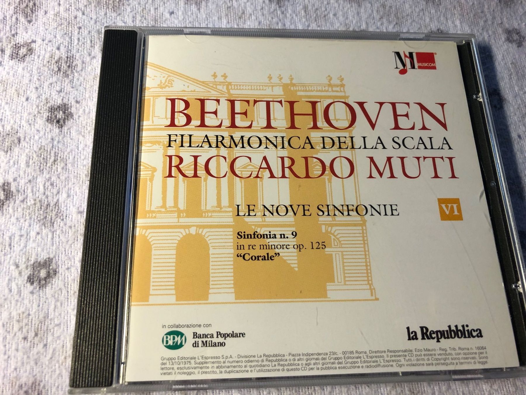 CD: Beethoven - Sinfonie Nr. 9 "Chorale" - Muti CD – Usato da Schübelbach venduto da Bemafaja