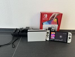 Nintendo Switch OLED, weiss inkl OVP