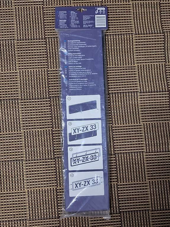 Schilder: Halter für Autonummer 50x11cm – Gebraucht aus Glattbrugg von bernedom 1