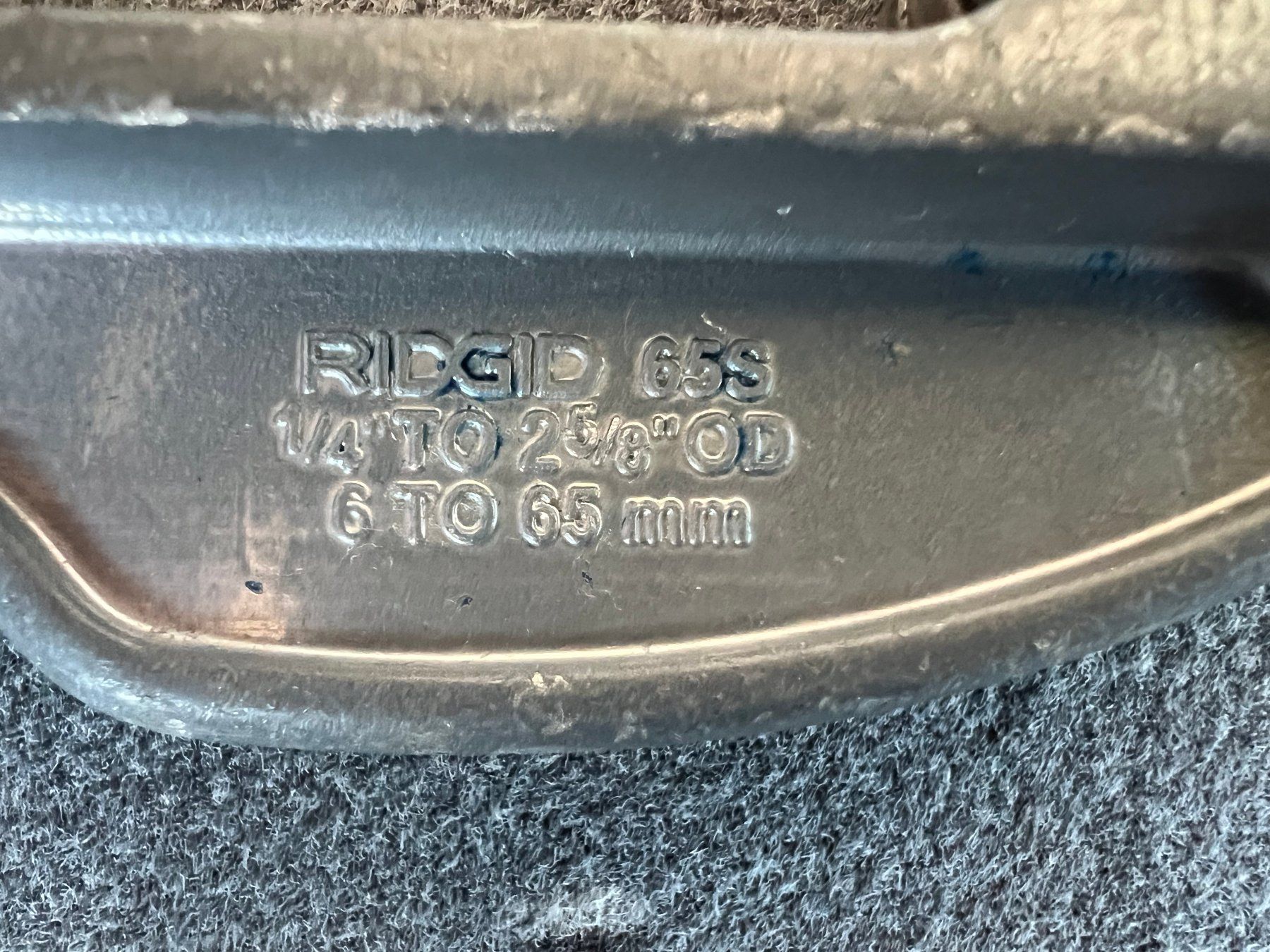Ridgid Alle Werkzeuge: Ridgid 65S Rohrschneider 6 bis 65mm – Gebraucht aus Dietikon von Wildtransporte 2