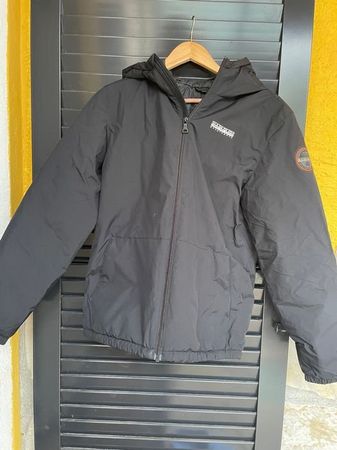 Napapijri Übergangsjacke Jacke Schwarz 170