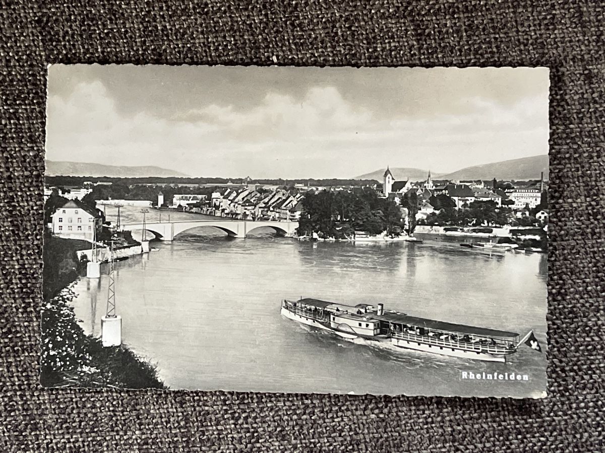 Cartoline postali: Ansichtskarte von Rheinfelden, 1951 – Usato da Strengelbach venduto da Aschatan5