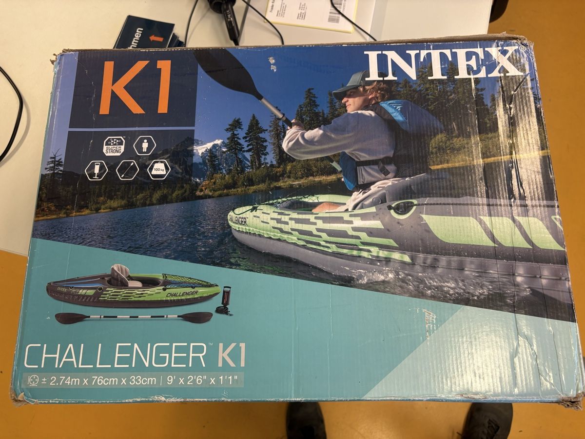 Boote: Intex Challenger K1 Kajak Set neuwertig – Neu (gemäss Beschreibung) aus Endingen von ohm505 1