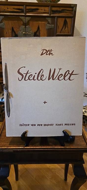 Livres: Seltene Kunstmappe " Heinrich Danioth", Steile Welt – D'occasion à Kaufdorf par Nati-Nati 3