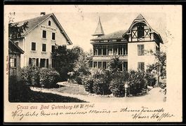 AK Bad Gutenburg, Gasthaus Bad Gutenberg und Villa