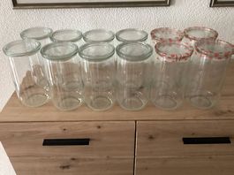 Diverse Weckgläser Einmachgläser, zum Teil neu