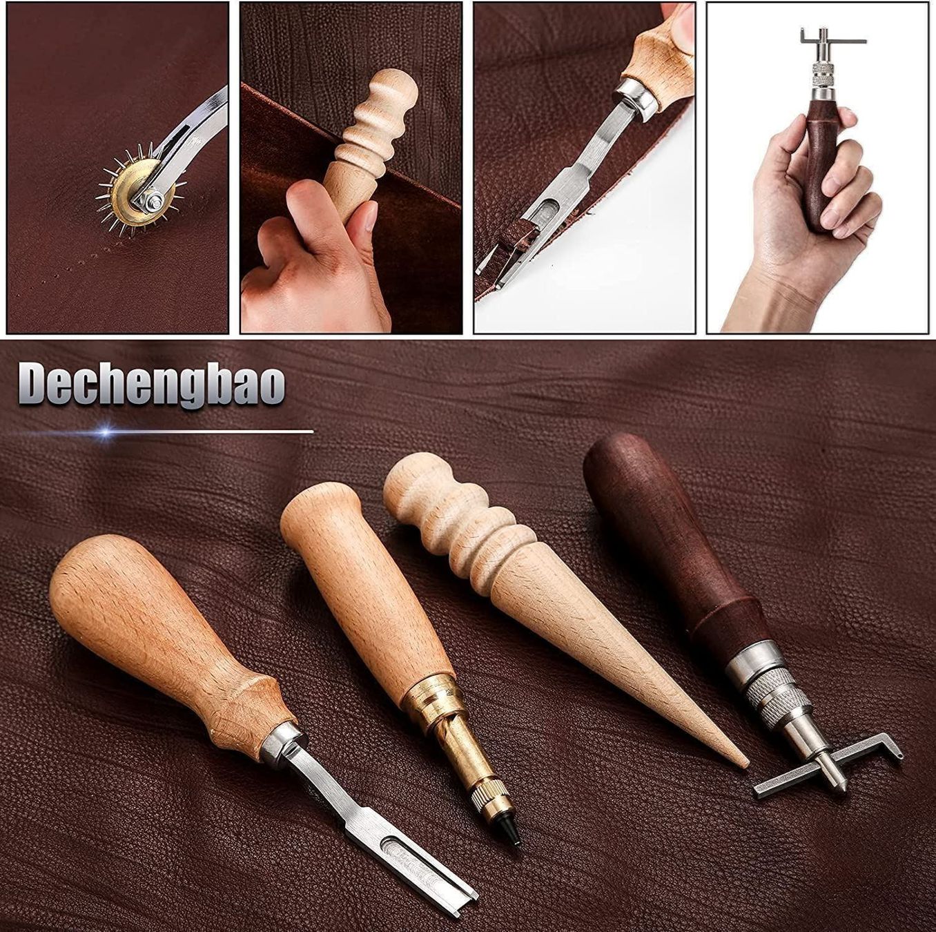Alle Werkzeuge: 18PCS DIY Leather Stitching Leder Nähen – Neu (gemäss Beschreibung) aus Thun von coverall 2