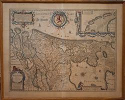 Rare Carte –"Comitatus Hollandiae" XVIIe - B. van Berkenrode