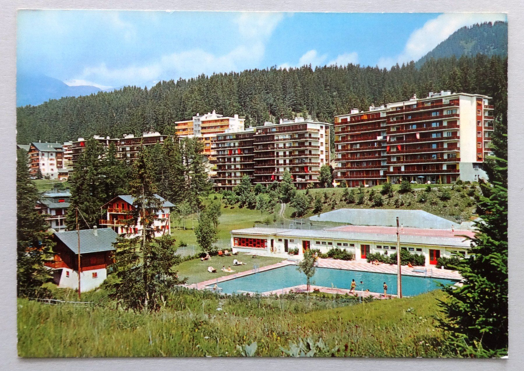 Ansichtskarten: Station de Crans, Valais – Gebraucht aus Fétigny von Billy2miny